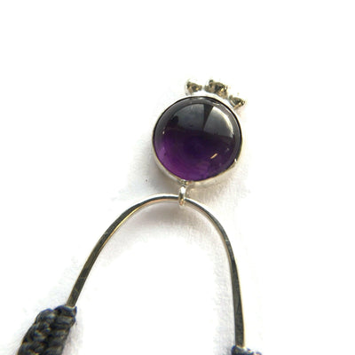Amethyst Royal Oval Hoops // One-of-a-Kind-Earrings-Twyla Dill-Seattle Jewelry-Handmade Jewelry-Seattle Jeweler-Twyla Dill