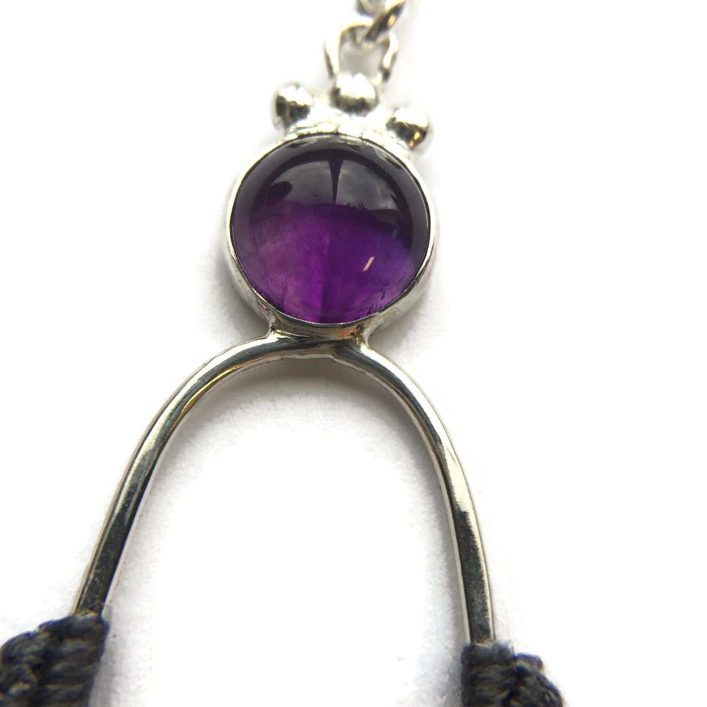 Amethyst Royal Oval Necklace // One-of-a-Kind-Necklaces-Twyla Dill-Seattle Jewelry-Handmade Jewelry-Seattle Jeweler-Twyla Dill