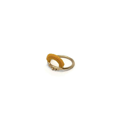 Baras Ring // Marigold-Rings-Twyla Dill-4-14kt Gold-Plated-Seattle Jewelry-Handmade Jewelry-Seattle Jeweler-Twyla Dill