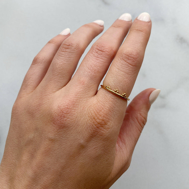 Chori Ring // 14kt Gold-Vermeil Midi & Stacking Ring-Rings-Twyla Dill-2.5-Seattle Jewelry-Handmade Jewelry-Seattle Jeweler-Twyla Dill