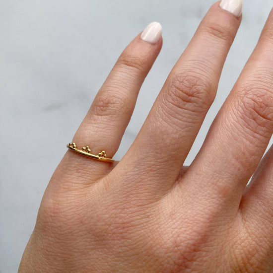Chori Ring // 14kt Gold-Vermeil Midi & Stacking Ring-Rings-Twyla Dill-2.5-Seattle Jewelry-Handmade Jewelry-Seattle Jeweler-Twyla Dill