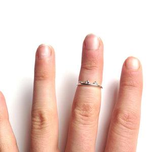 Chori Ring // Sterling Silver Midi & Stacking Ring-Rings-Twyla Dill-3-Seattle Jewelry-Handmade Jewelry-Seattle Jeweler-Twyla Dill