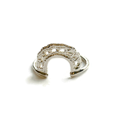 Lace Halo Ring // Silver or Gold Lace Ring-Rings-Twyla Dill-3.5-Sterling Silver-Seattle Jewelry-Handmade Jewelry-Seattle Jeweler-Twyla Dill