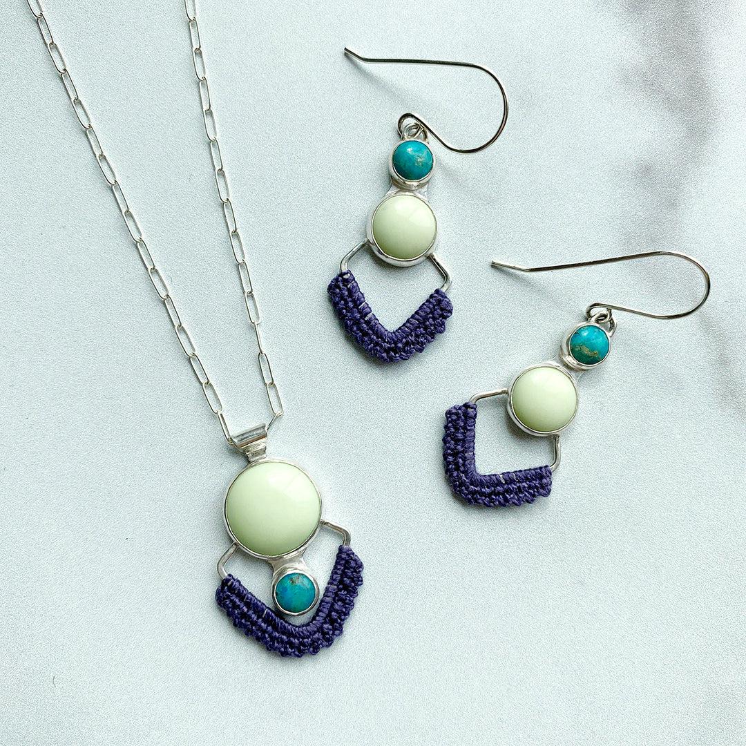 Lemon Chrysoprase & Turquoise Necklace // One-of-a-Kind-Twyla Dill-Seattle Jewelry-Handmade Jewelry-Seattle Jeweler-Twyla Dill