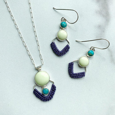 Lemon Chrysoprase & Turquoise Necklace // One-of-a-Kind-Twyla Dill-Seattle Jewelry-Handmade Jewelry-Seattle Jeweler-Twyla Dill