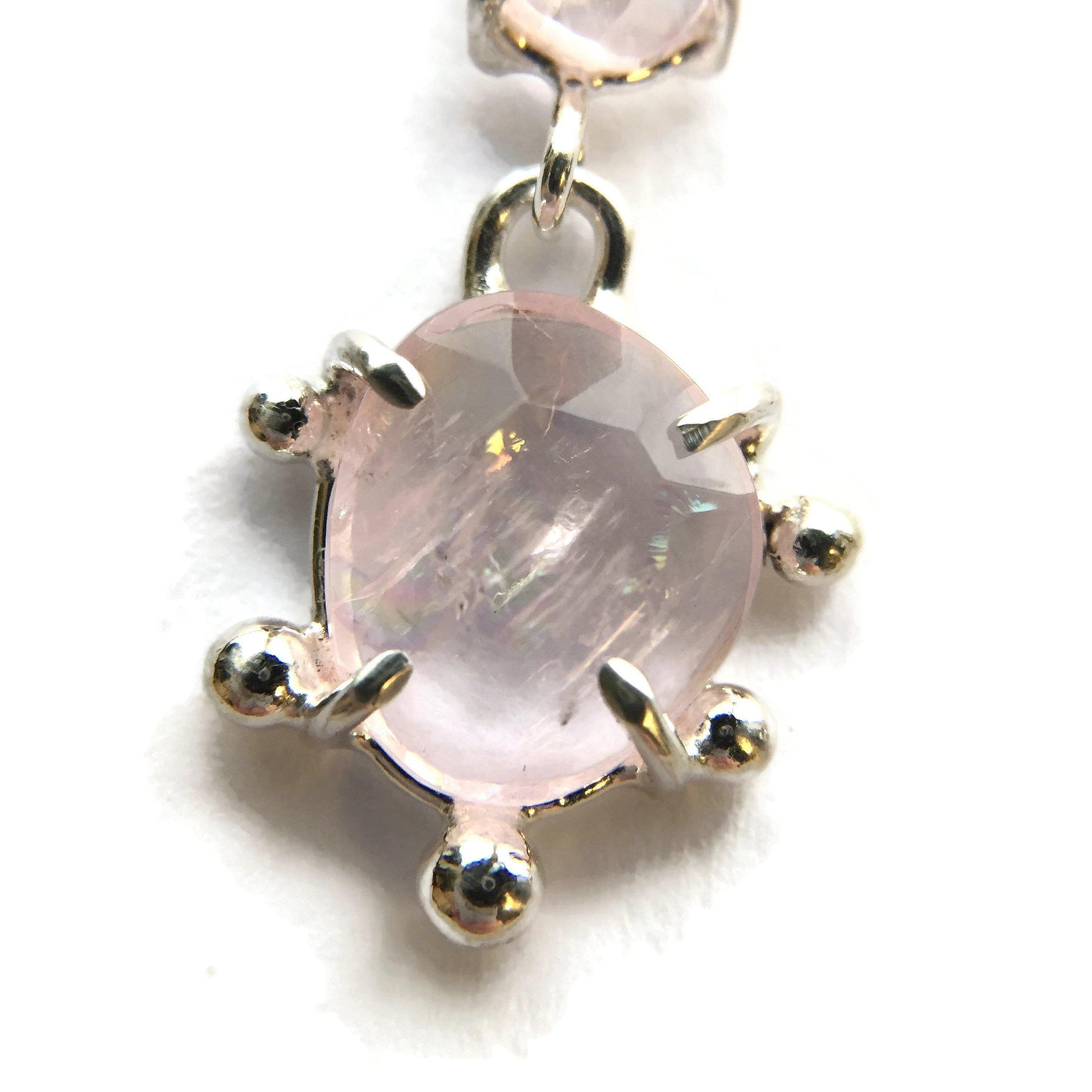 Morganite Starlit Studs // One-of-a-Kind-Twyla Dill-Seattle Jewelry-Handmade Jewelry-Seattle Jeweler-Twyla Dill