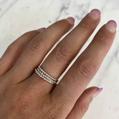 Pathway Ring // Midi & Stacking Ring-Rings-Twyla Dill-2.5-Sterling Silver-Seattle Jewelry-Handmade Jewelry-Seattle Jeweler-Twyla Dill