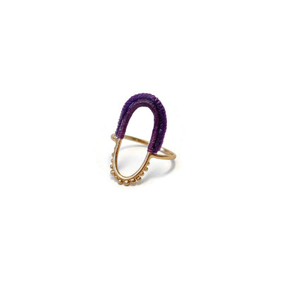 Vishu Ring // Lavender-Rings-Twyla Dill-4-14kt Gold-Plated-Seattle Jewelry-Handmade Jewelry-Seattle Jeweler-Twyla Dill