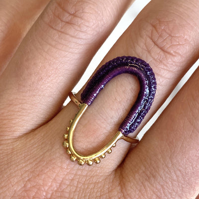 Vishu Ring // Lavender-Rings-Twyla Dill-4-Sterling Silver-Seattle Jewelry-Handmade Jewelry-Seattle Jeweler-Twyla Dill