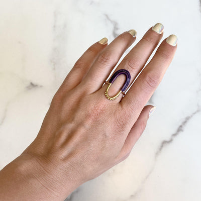 Vishu Ring // Lavender-Rings-Twyla Dill-4-Sterling Silver-Seattle Jewelry-Handmade Jewelry-Seattle Jeweler-Twyla Dill