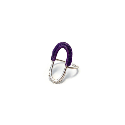 Vishu Ring // Lavender-Rings-Twyla Dill-4-Sterling Silver-Seattle Jewelry-Handmade Jewelry-Seattle Jeweler-Twyla Dill