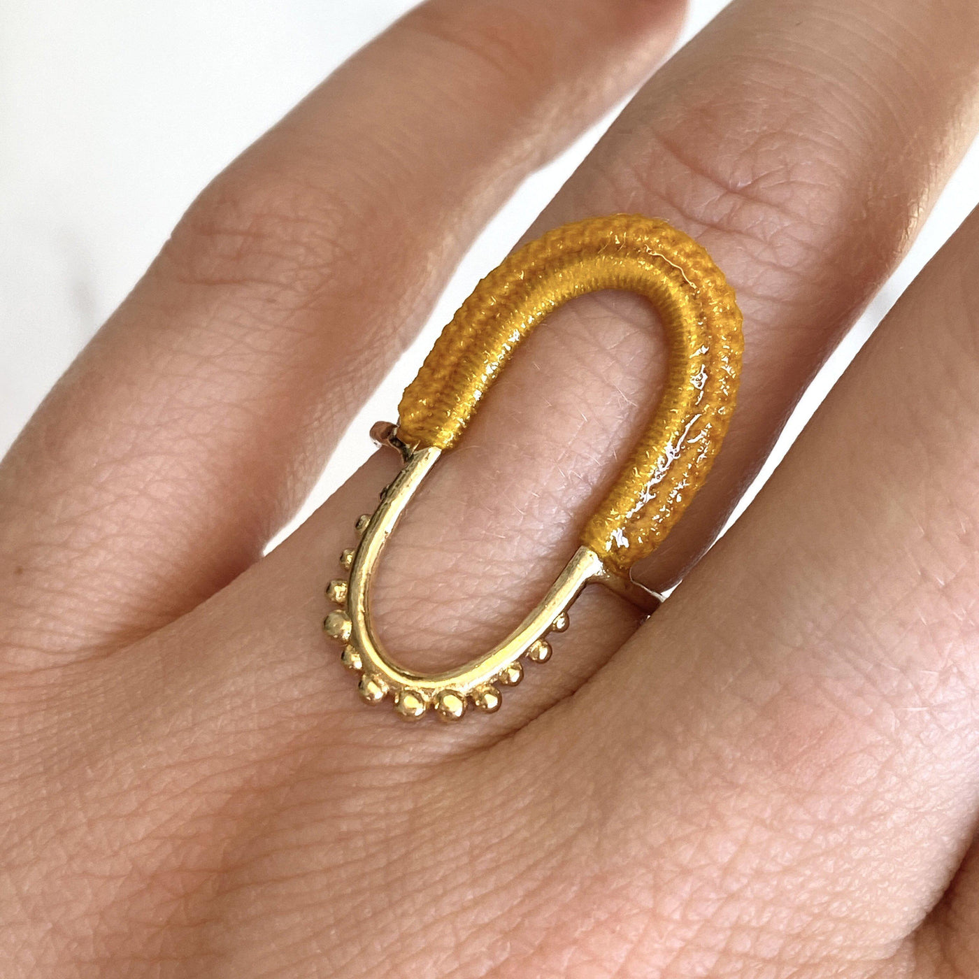 Vishu Ring // Marigold-Rings-Twyla Dill-4.5-Sterling Silver-Seattle Jewelry-Handmade Jewelry-Seattle Jeweler-Twyla Dill