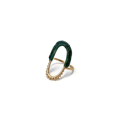 Vishu Ring // Sage-Rings-Twyla Dill-4-14kt Gold-Plated-Seattle Jewelry-Handmade Jewelry-Seattle Jeweler-Twyla Dill
