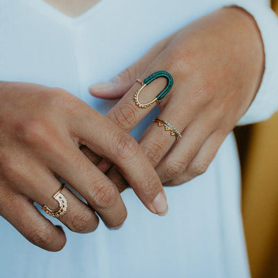 Vishu Ring // Sage-Rings-Twyla Dill-4-Sterling Silver-Seattle Jewelry-Handmade Jewelry-Seattle Jeweler-Twyla Dill